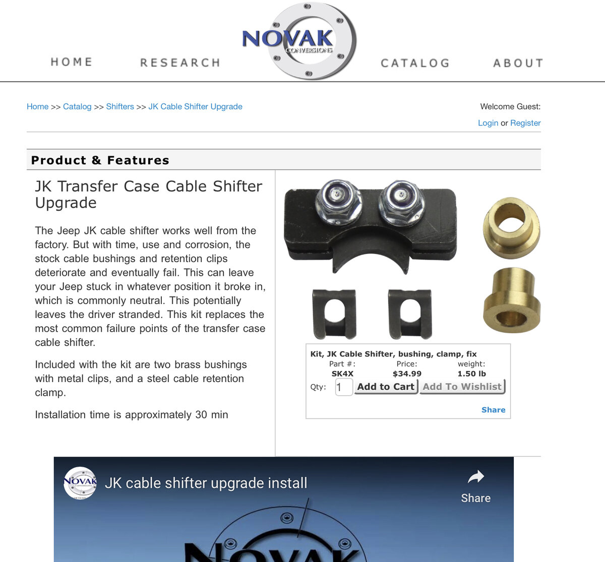 Novak Transfer Case Linkage Bushing upgrade. Jeep Wrangler JK Forum