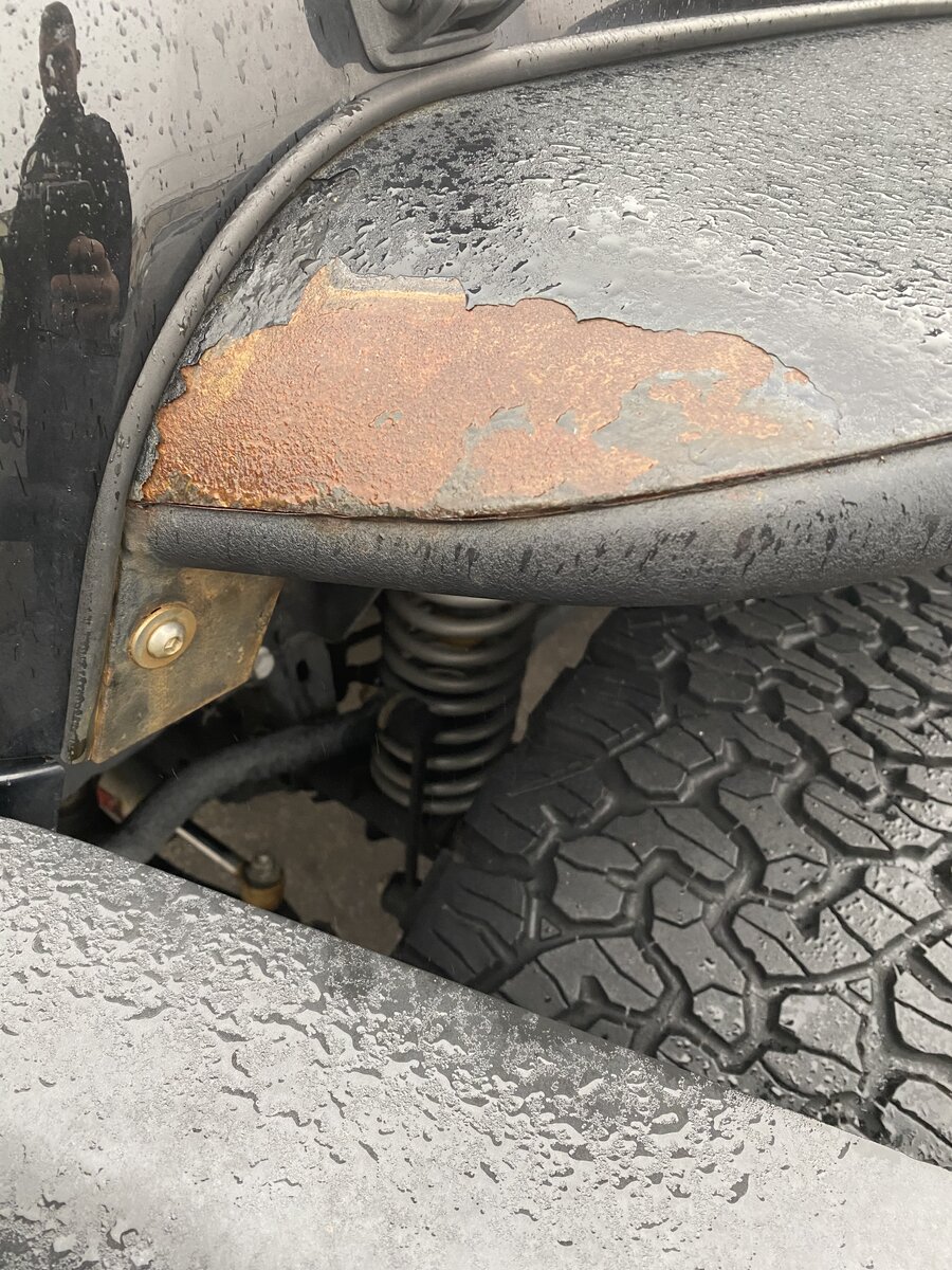 Fender flare rust advice Jeep Wrangler JK Forum