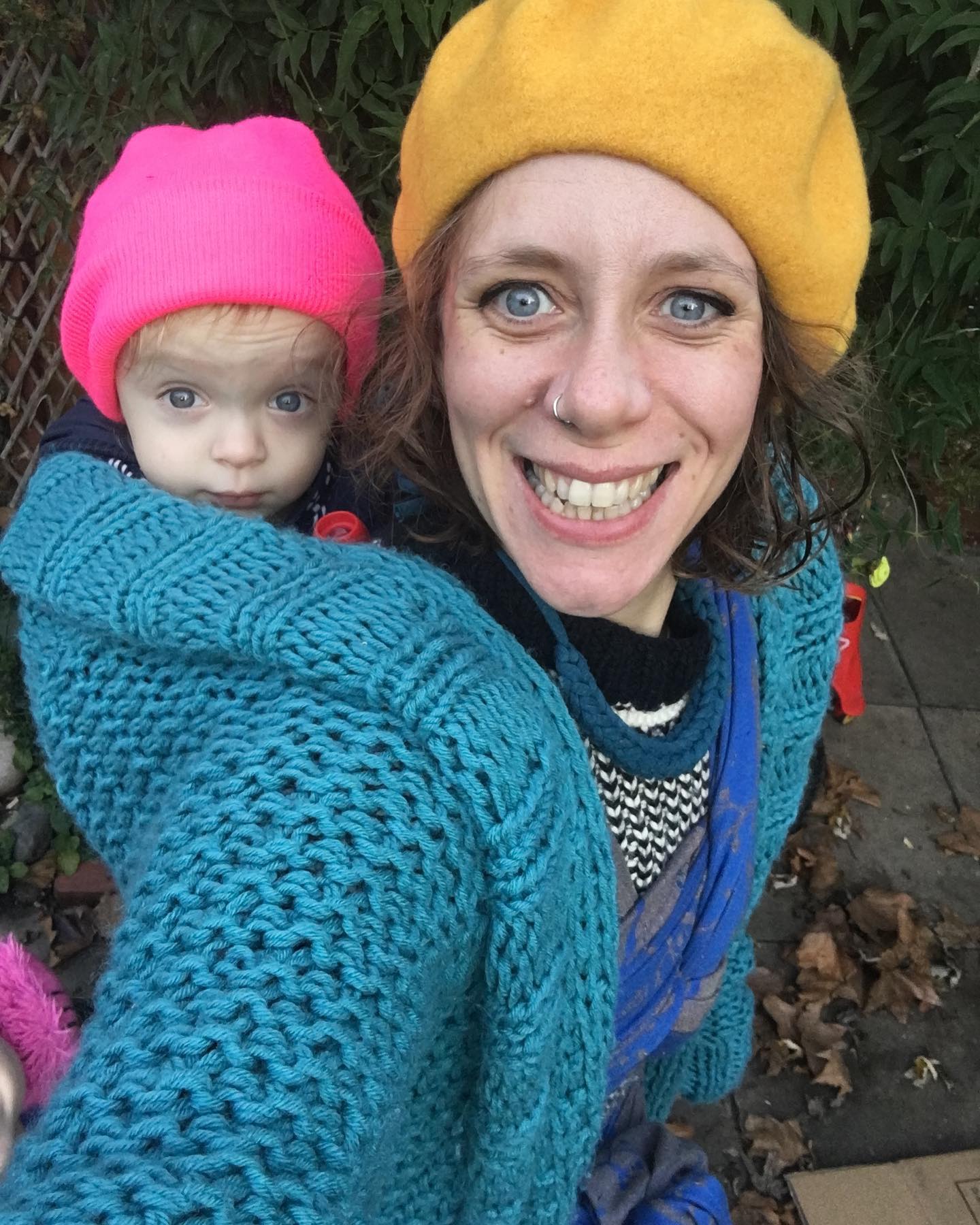 Babywearing in the cold weather Wrap a Hug Sling Library East London