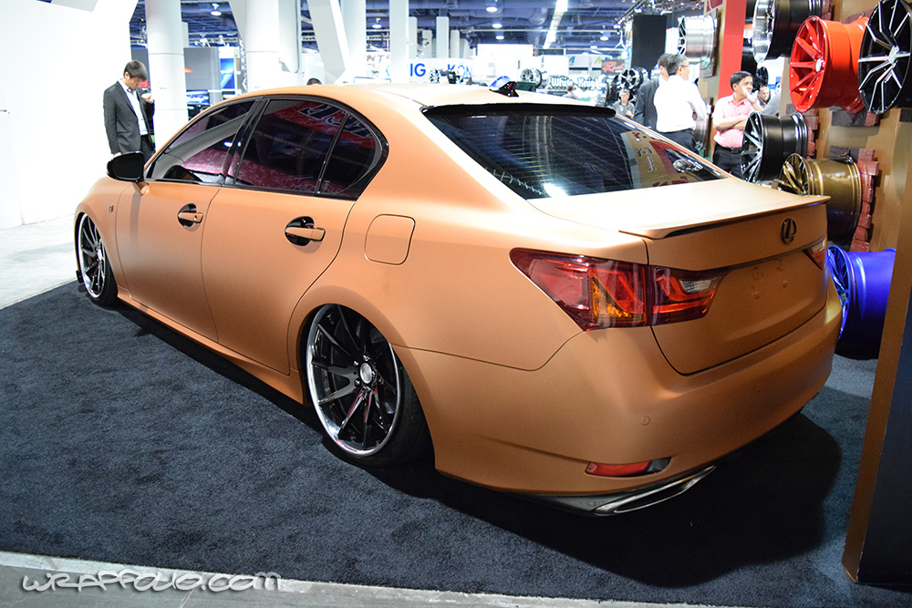 Matte Copper Lexus IS Wrapfolio