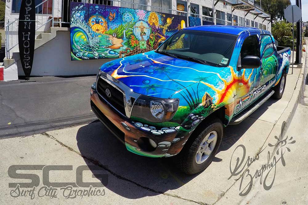 Drew Brophy Truck Wrap by SCG Wrapfolio
