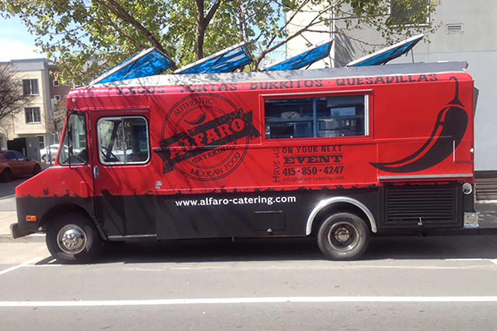 Alfaro Food Truck wrap Wrapfolio
