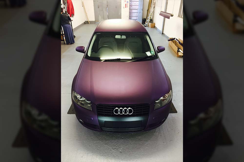 Cyber Grape Audi A3 Wrap Wrapfolio