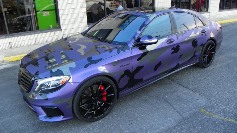 Camo wrapped S63 Wrapfolio