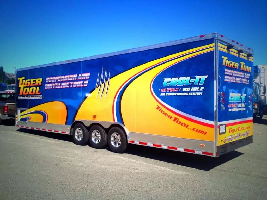 SemiTruck and Tractor Trailer Wraps Fuel Tank Wraps