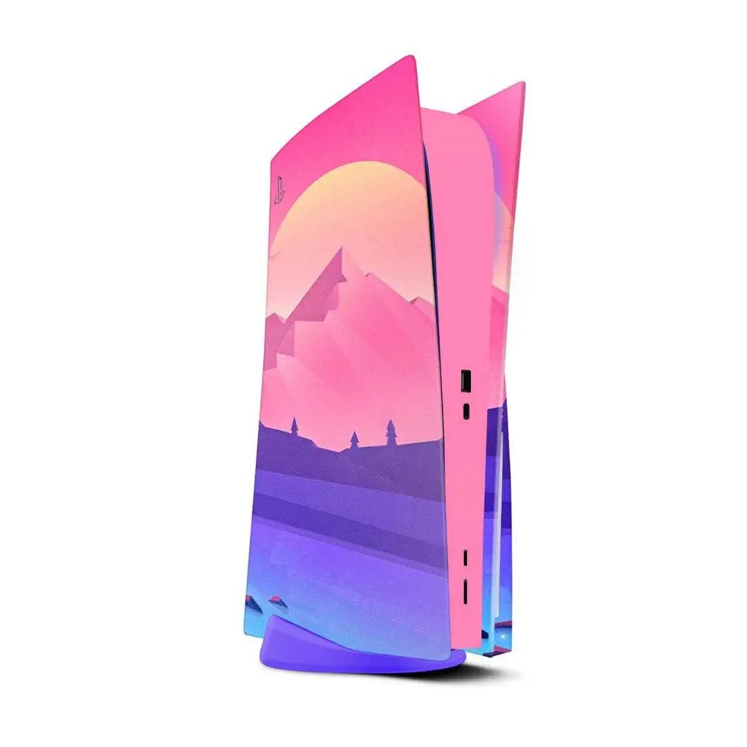 Custom Printed Sony PS5 Skin Mountain View Sony PS5 Skin Wrapime