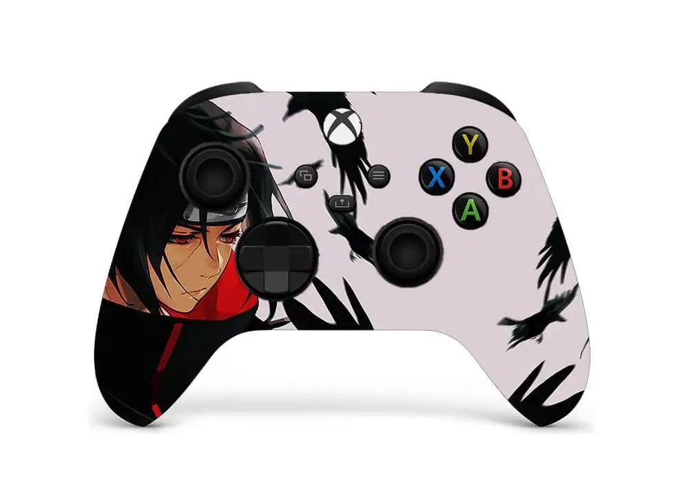 Itachi Crow Xbox Controller Skin Wrapime Top Anime Merchandises and