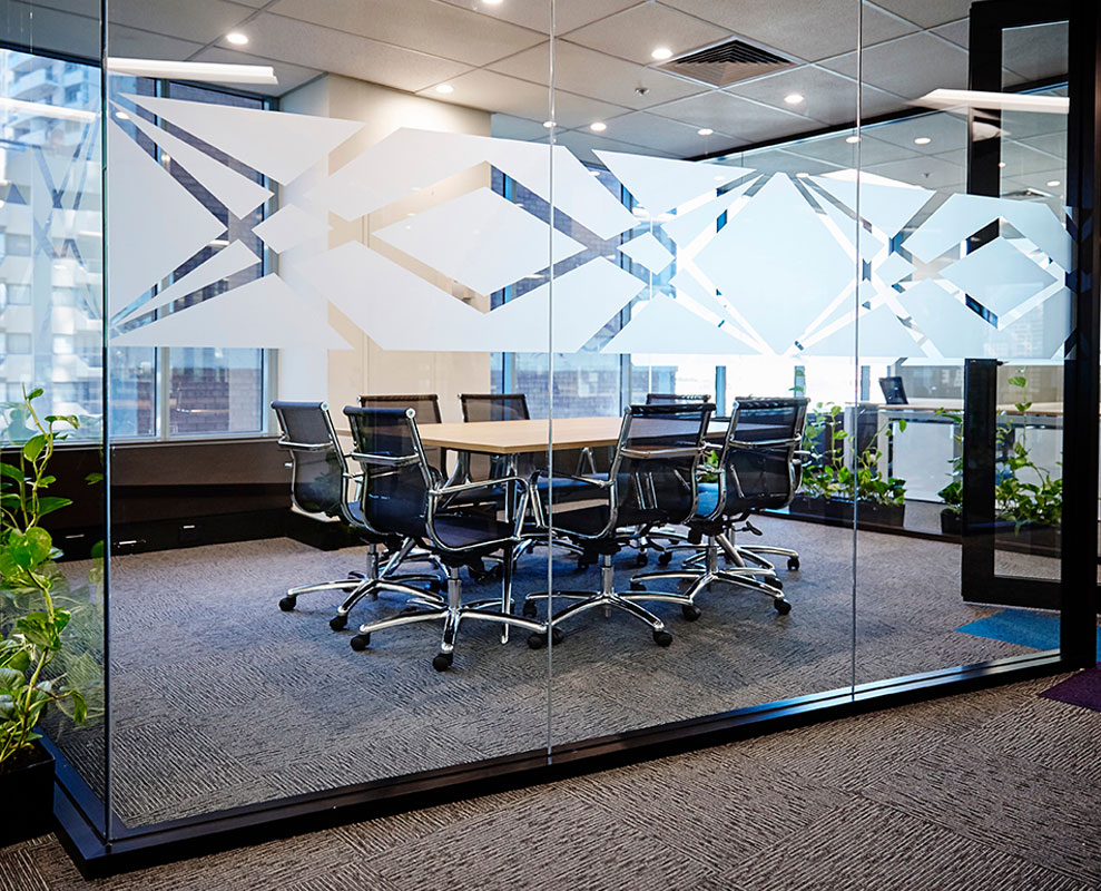 Custom Window Vinyl Graphics in Print, Frost, Perforated, Tint, or Decals