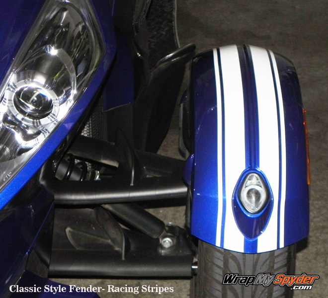 Classic Style GT Racing Stripe Fenders