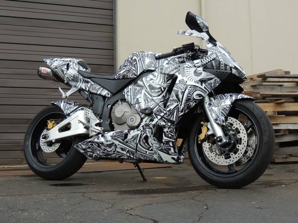 Urban Linez Motorcycle Wrap Vivid Wraps
