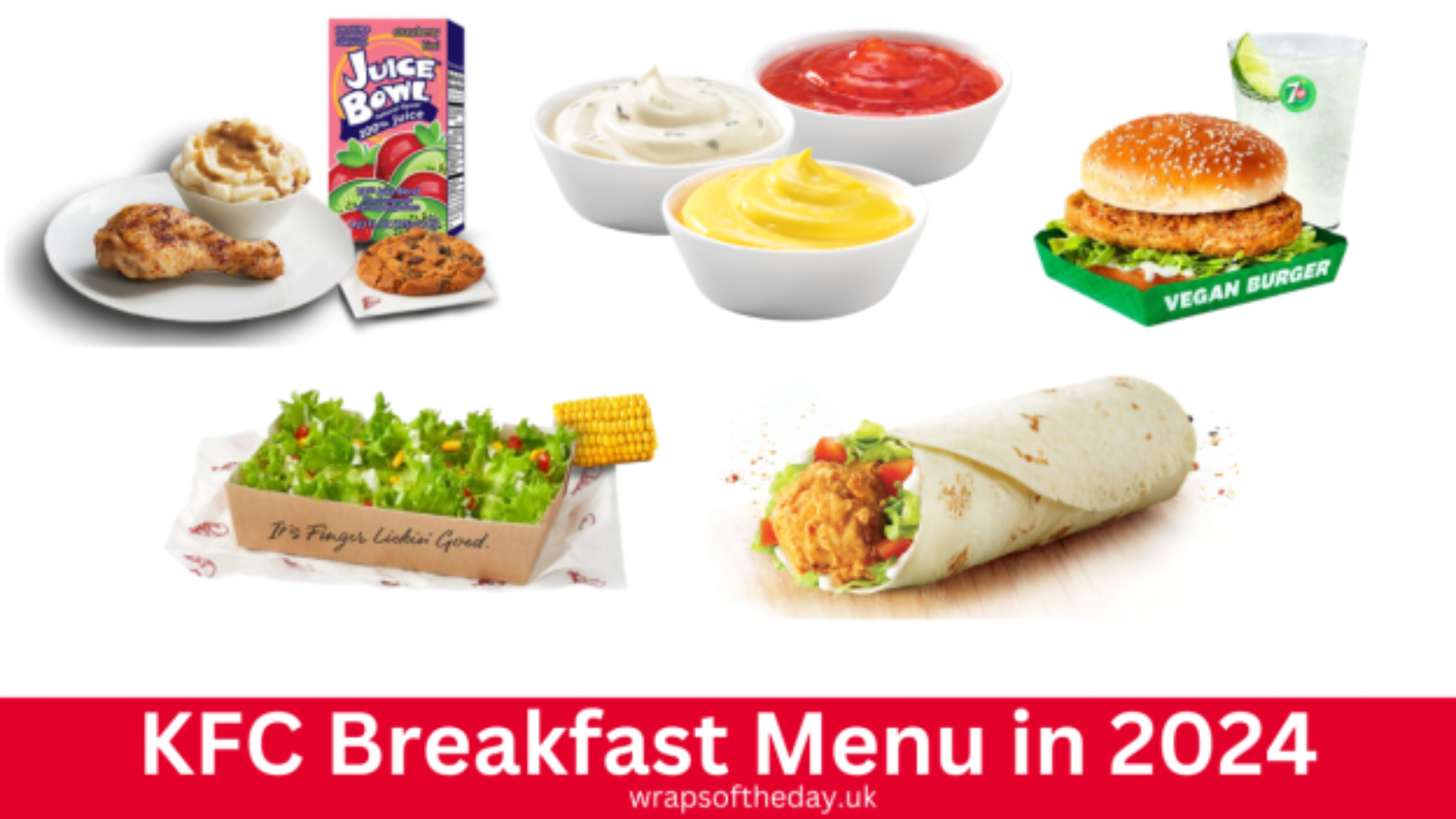KFC Breakfast Menu Calories & Prices in UK 2024