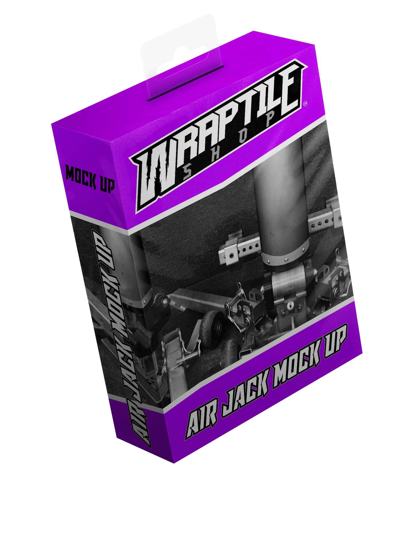 3D Air Jack Mock Up Wraptile Shop