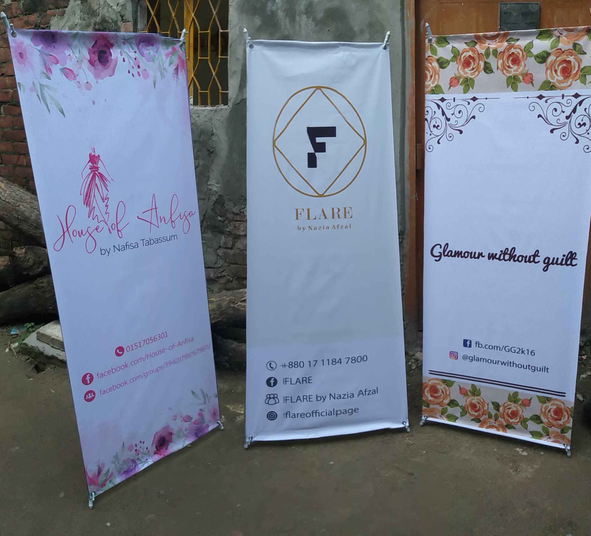 Buy Custom made X Banner Stand for Occasions Wrapup BD