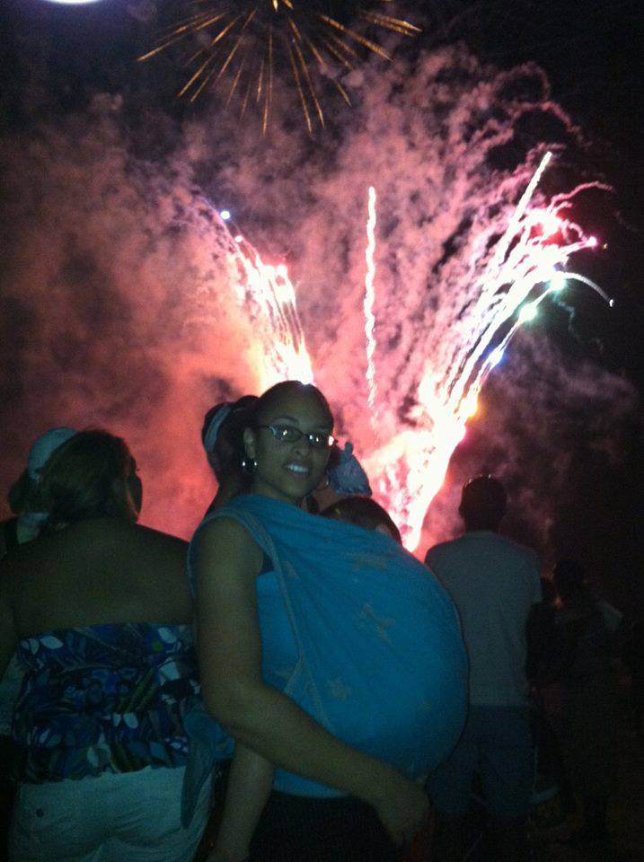 Wrapping Up for Fireworks Wrap Your Baby