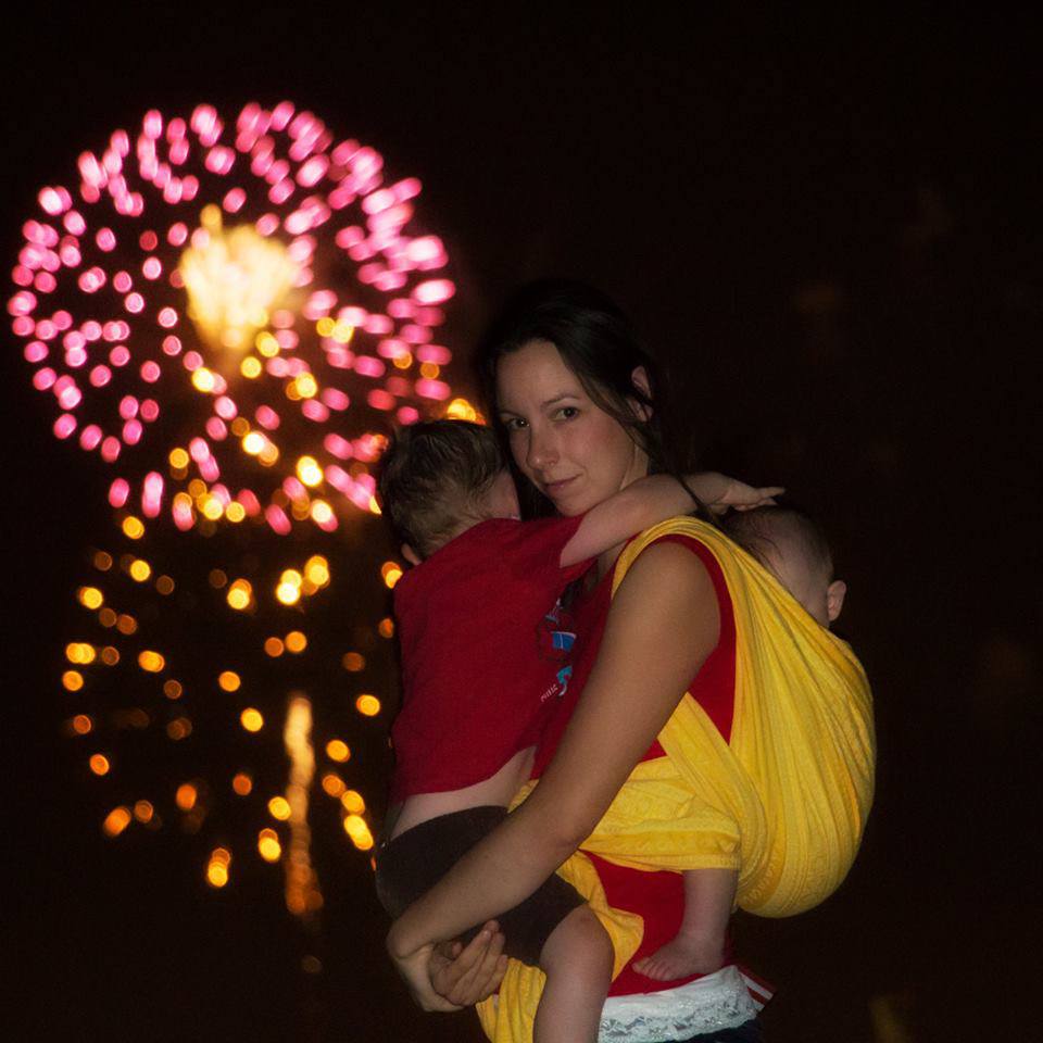 Wrapping Up for Fireworks Wrap Your Baby