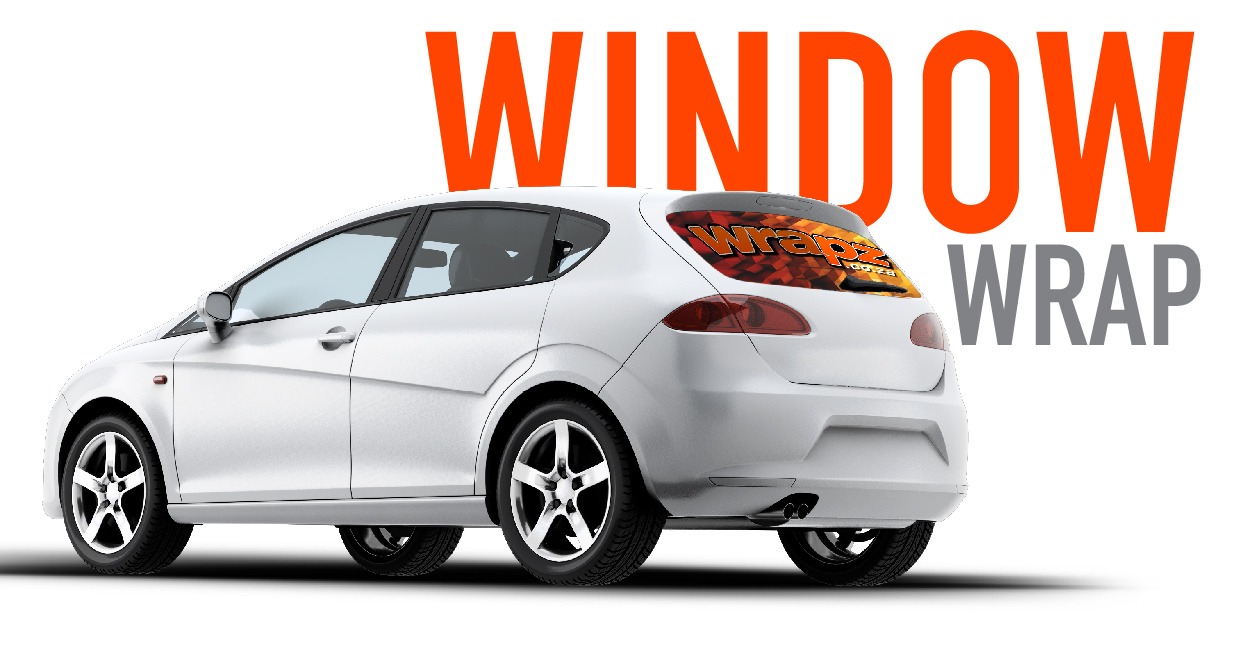 Car Window Wrap Full Colour Quality Printing and Application.