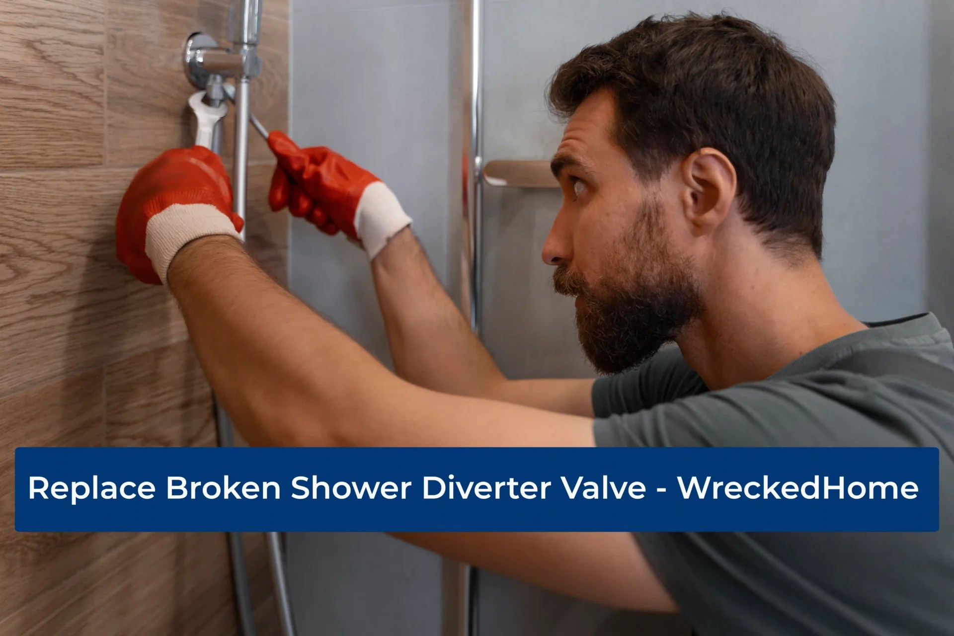 How to Replace a Broken Shower Diverter Valve Wrecked Home