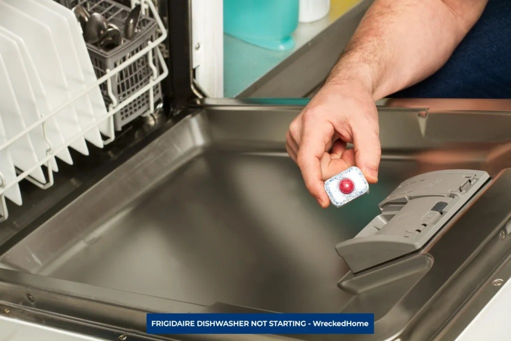 FRIGIDAIRE DISHWASHER NOT STARTING - TROUBLESHOOTING | Wrecked Home