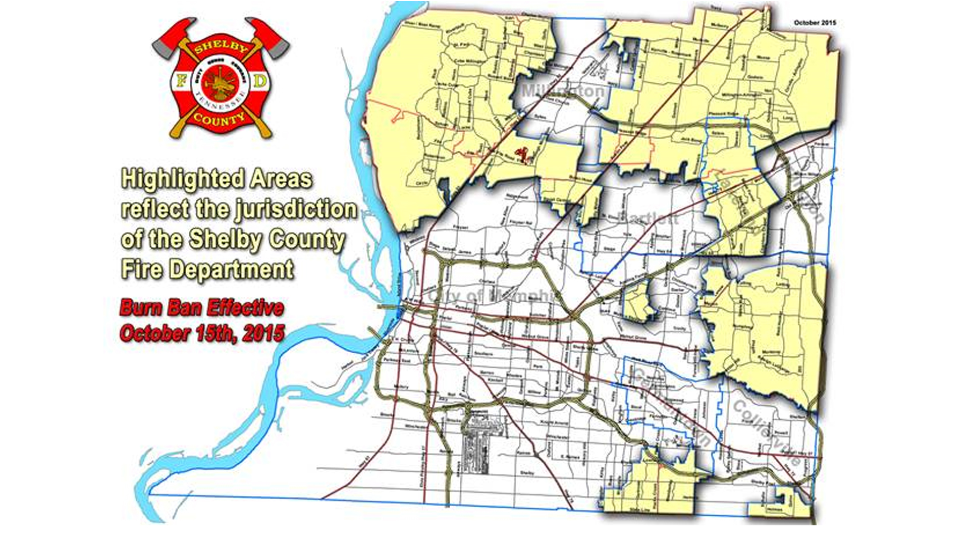 Fire Marshal lifts fire ban for unincorporated Shelby County