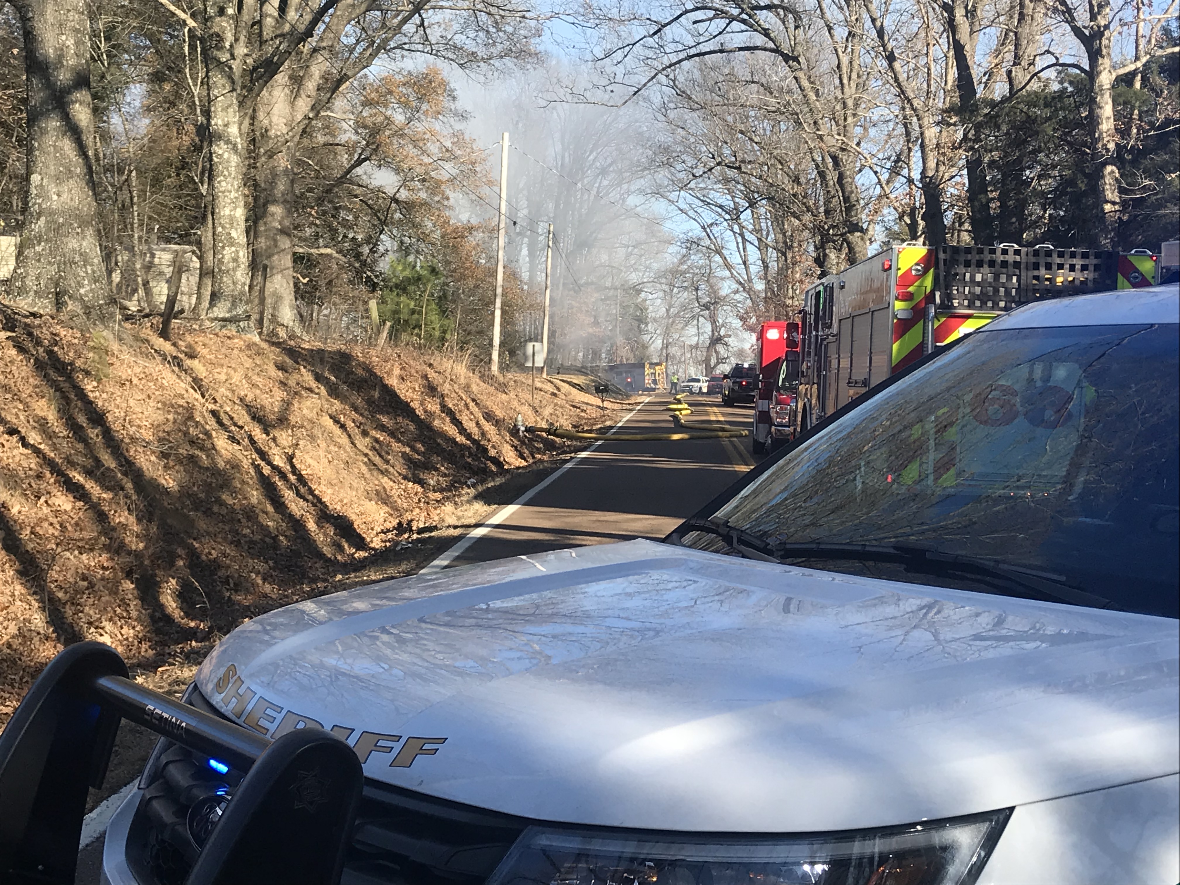 Fire destroys home in Millington