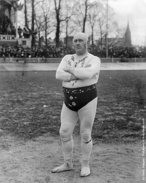 Retrophotos of wrestlers of 1900 1940 Wrestling portal "Samson"