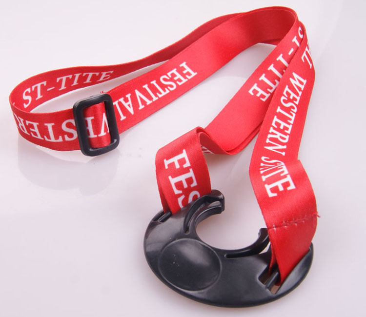 Custom Water Bottle Holder Lanyard Wristband Creation