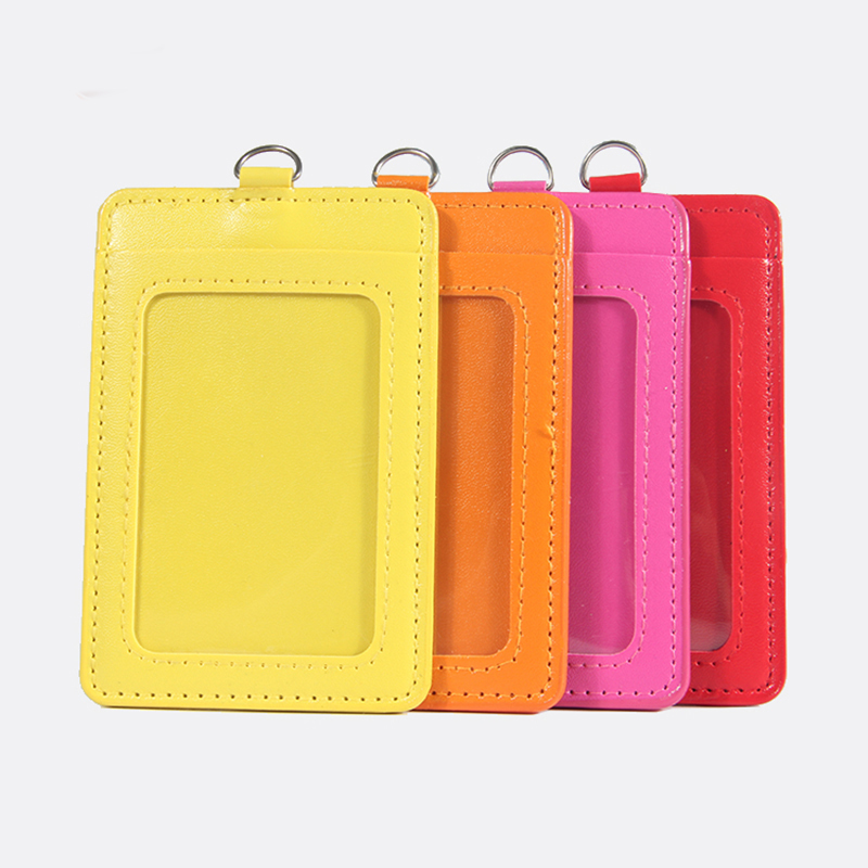 Customized Pu Leather Id Badge Holder Wristband Creation