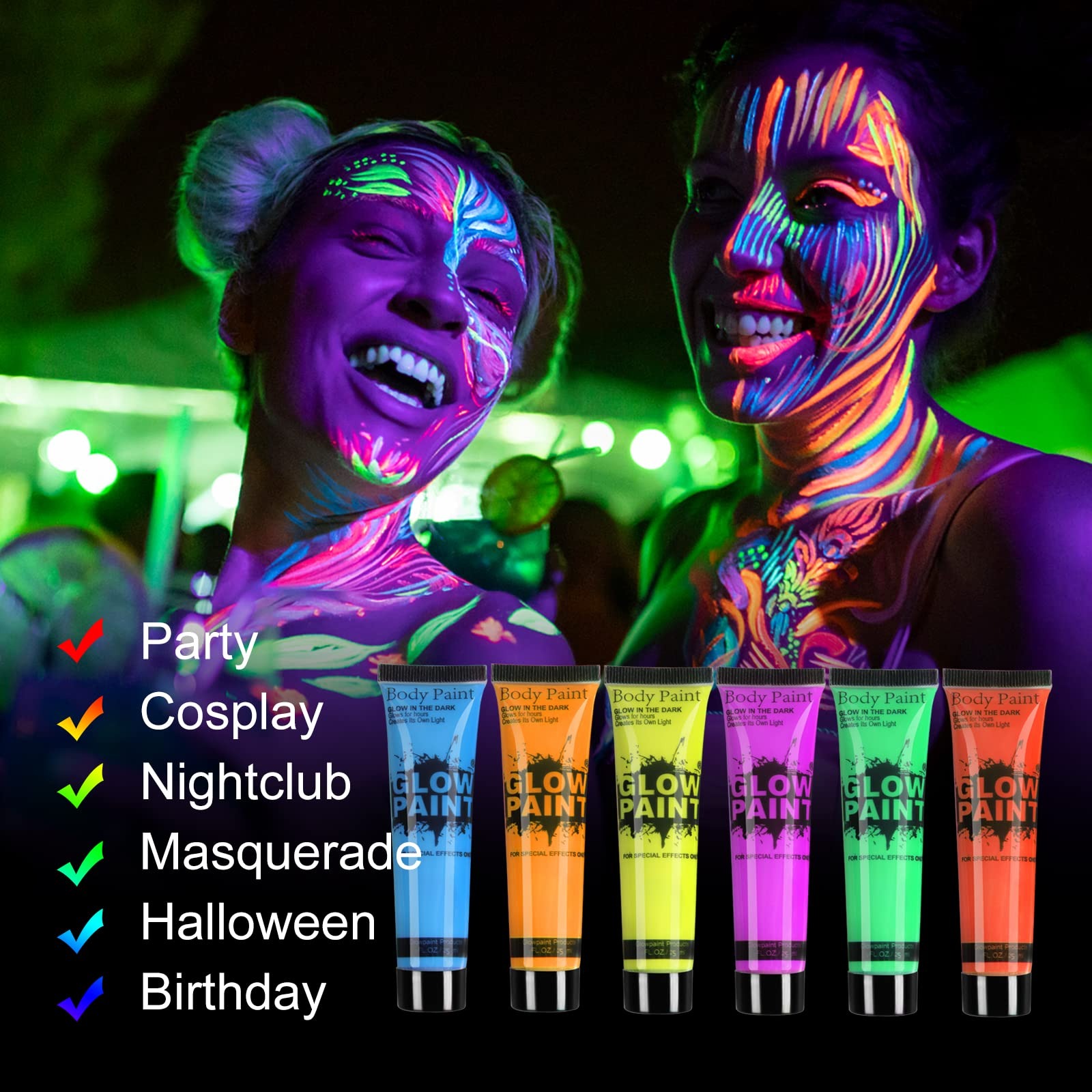Glow Body Paint I Glow in Dark Kenya I From KES 500
