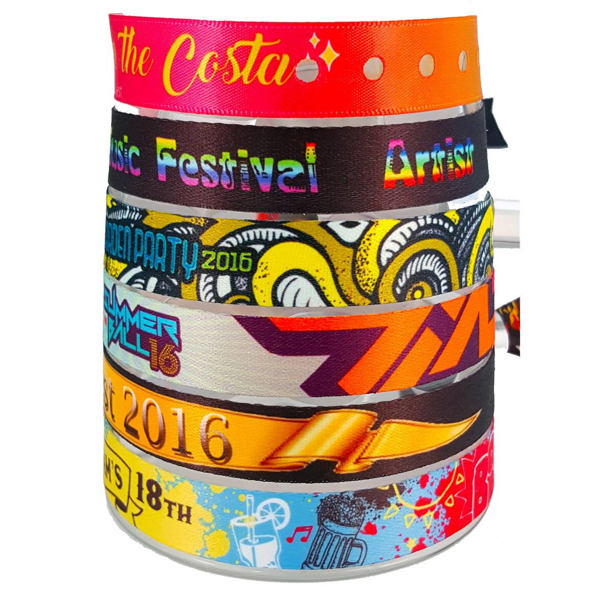 Woven Fabric Wristbands WristbandsPlus