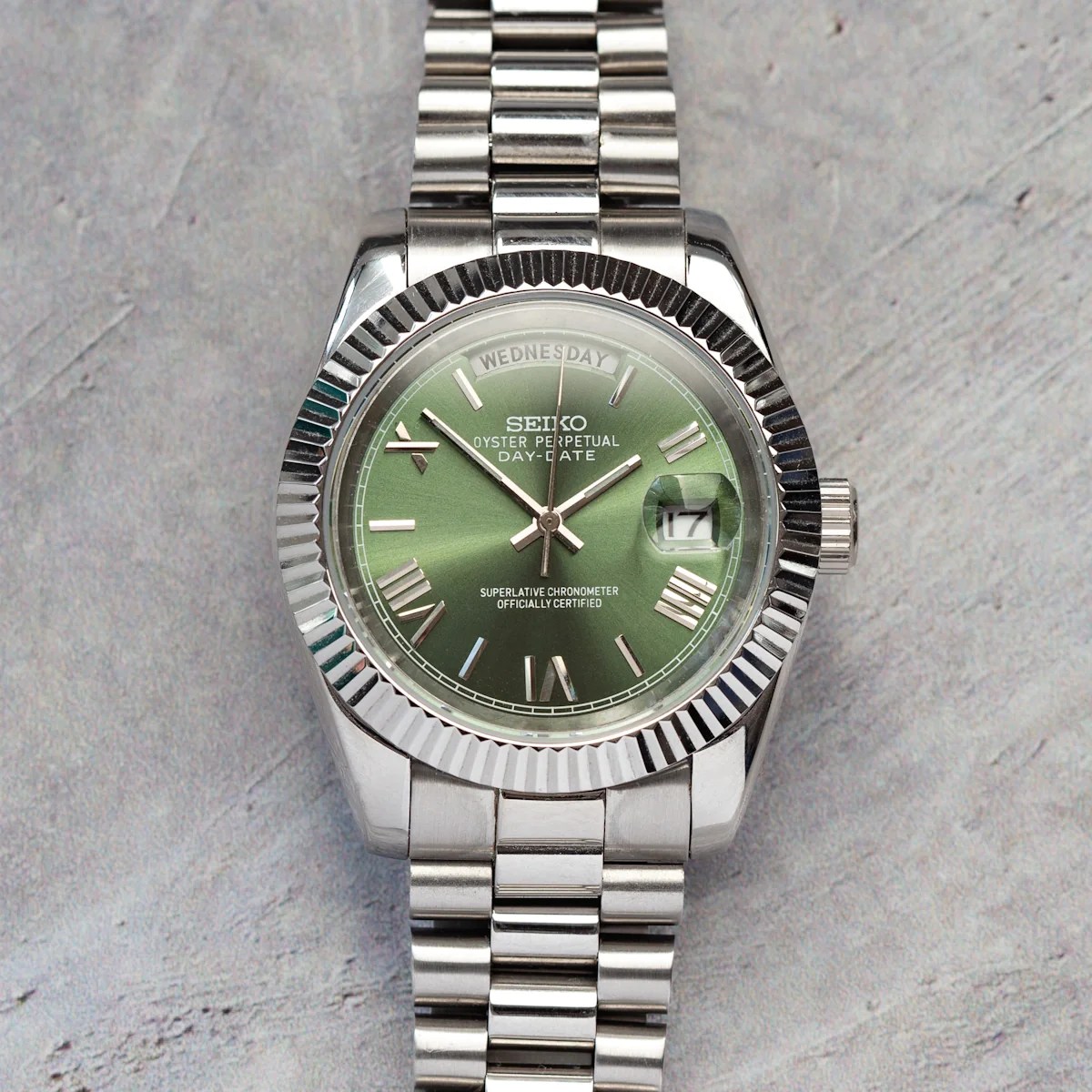 Custom Seiko DayDate MOD Datejust