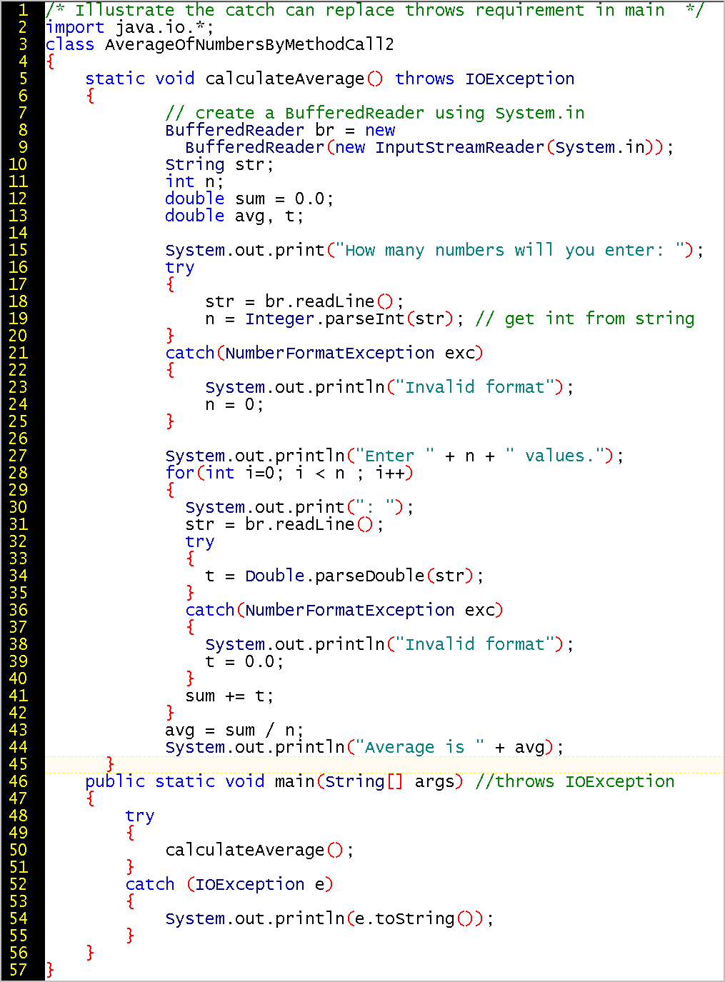 Session 10 First Course in Java