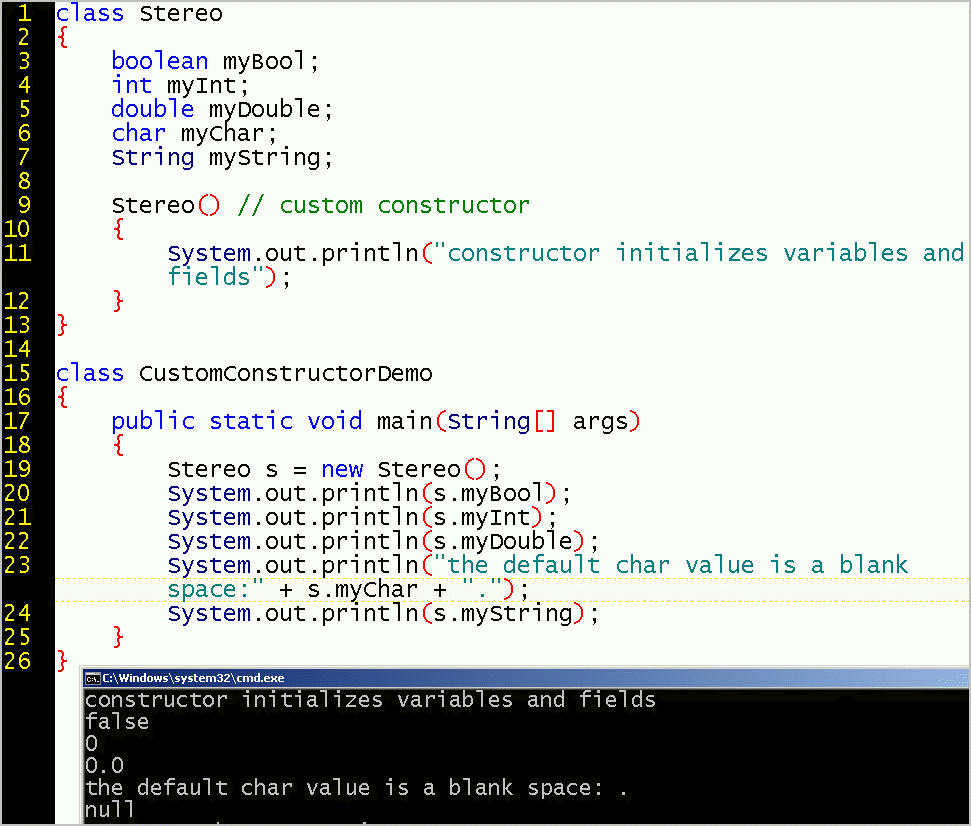 Session 4 Lecture Notes for First Course in Java