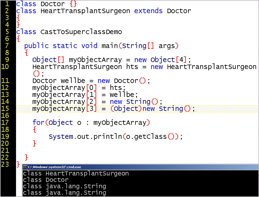 First Course in Java Session 7