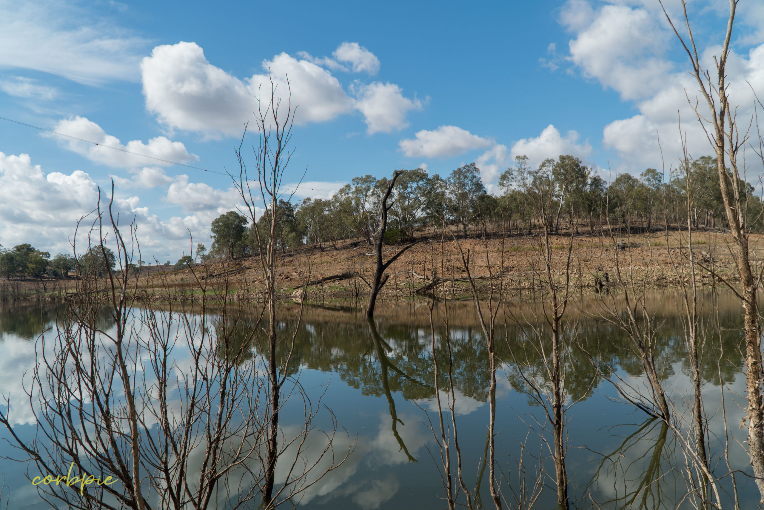 Lake Eppalock dropping water level