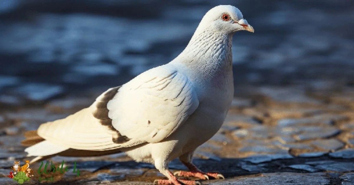 Albino Pigeon rare pigeon and beautiful pigeon