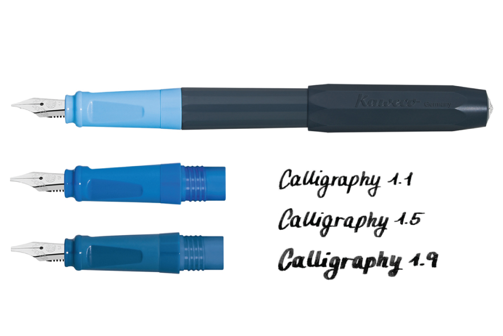 Kaweco PERKEO Calligraphy Set Blue Write GEAR