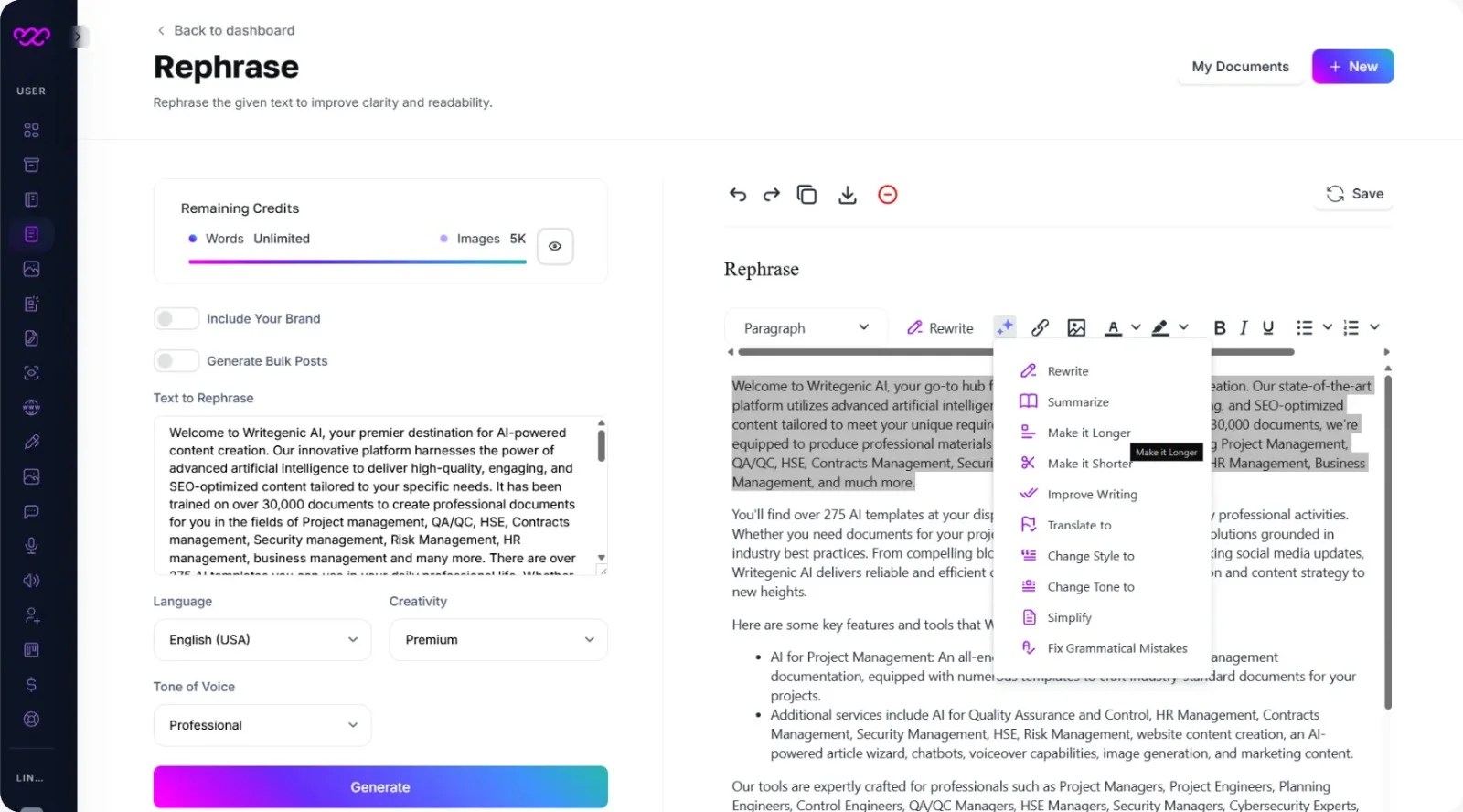 Ai Content Rephrase Tool Instantly Rewrite Text