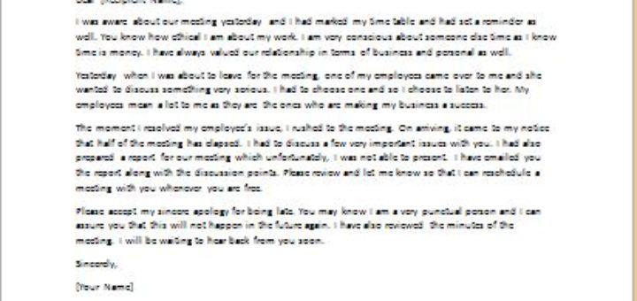 Apology Letter for Not Attending Funeral