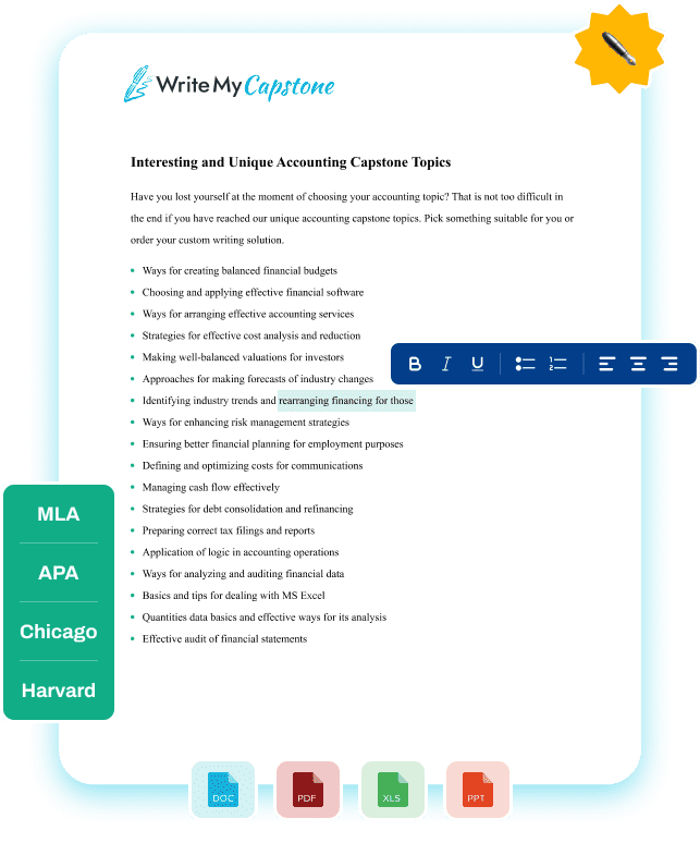Accounting Capstone Project Help Tips for Project Arranging