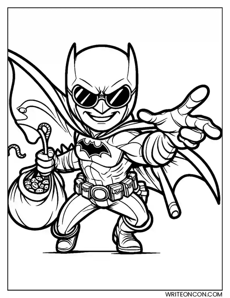 8 Free Printable Batman Coloring Pages, Sheets and Pictures for Adults