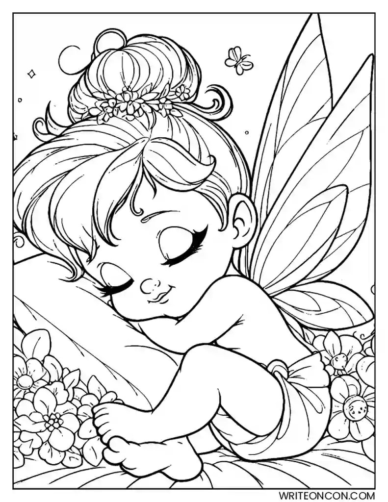 9 Free Printable Tinkerbell Coloring Pages, Sheets and Pictures for