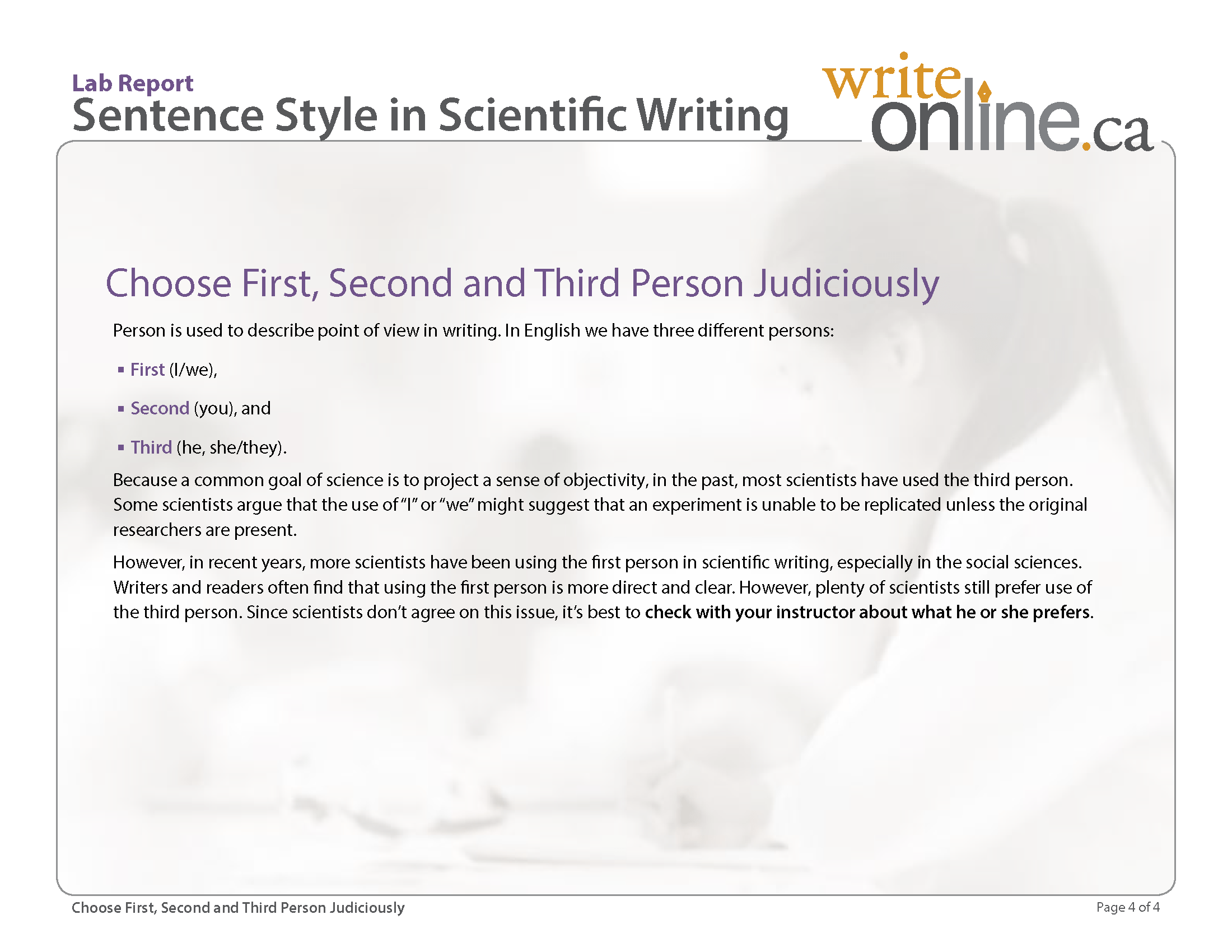 Write Online Lab Report Writing Guide Resources