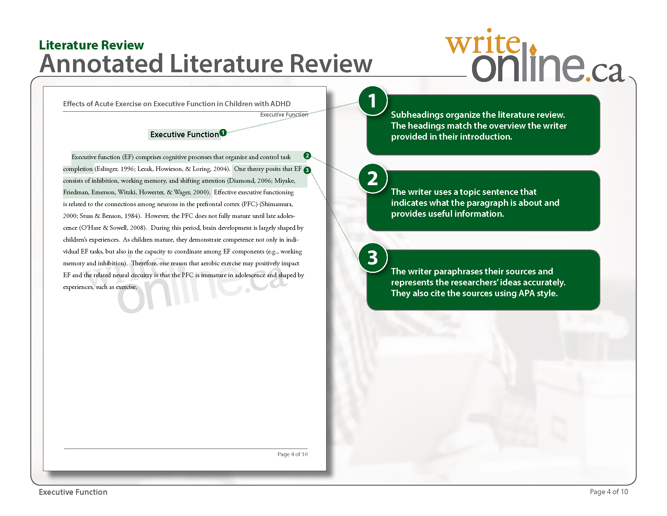 Write Online Literature Review Writing Guide Resources