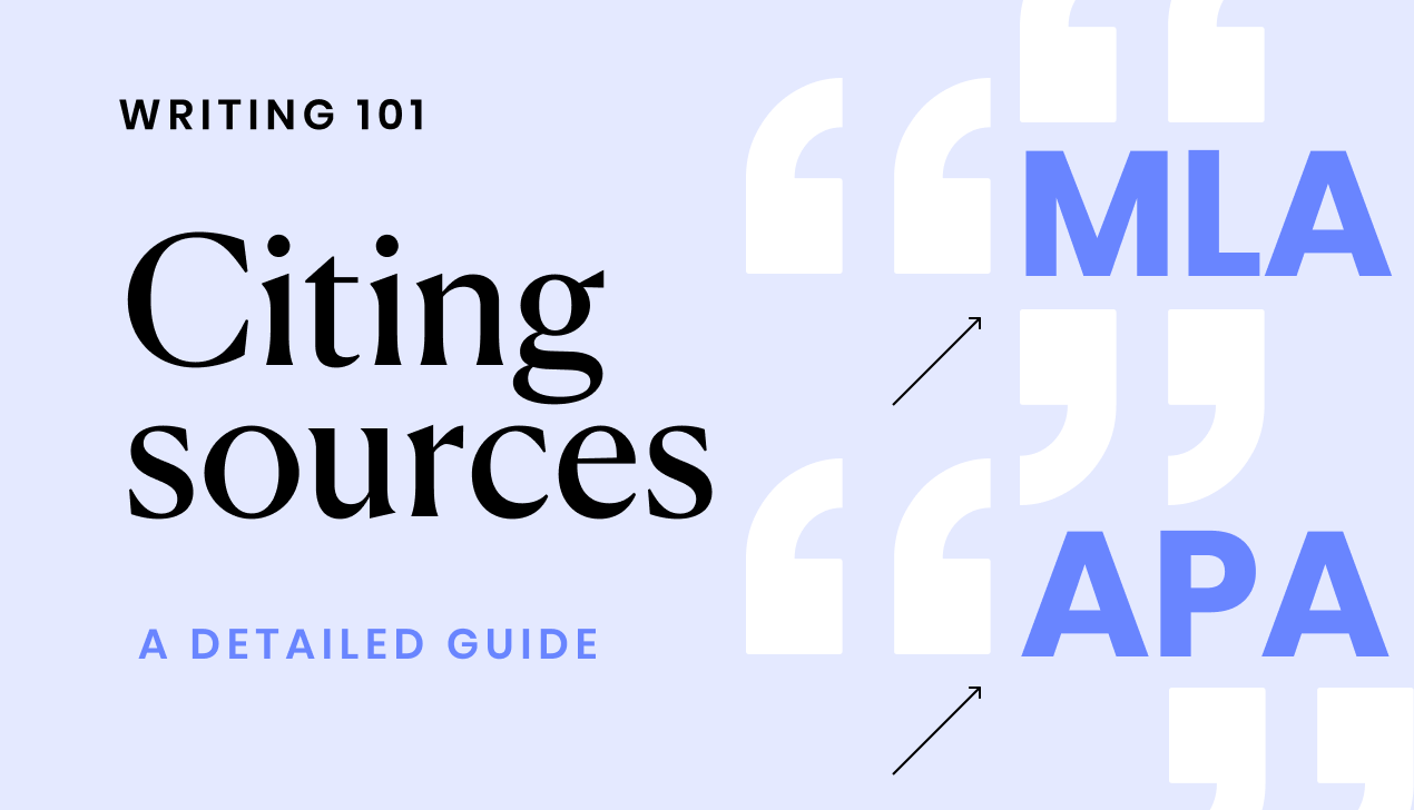 A Detailed Guide To Citing Sources In Mla And Apa - Writer