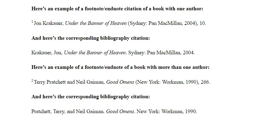 In-Text Citations in Chicago Style | Melbee Academy
