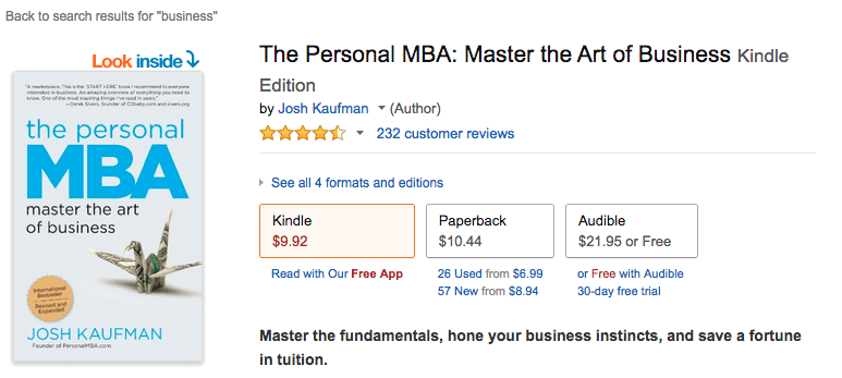 Mba Personal Mba