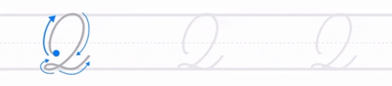 Cursive Q | Writey