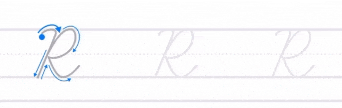 Cursive R | Writey