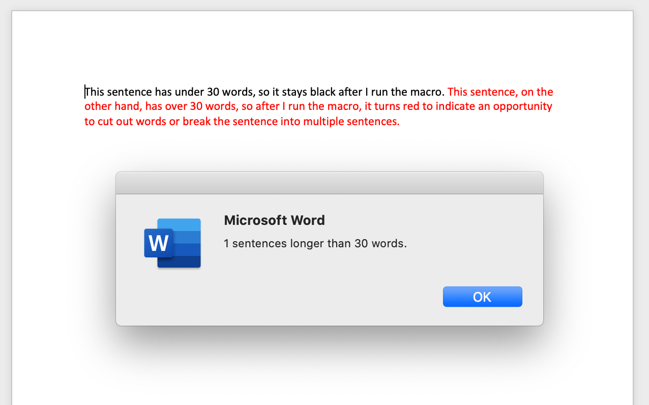 Find Long Sentences Instantly in Your Microsoft Word Docs Writing.Rocks