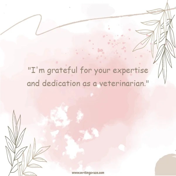 77+ Good Veterinarian Thank You Note Examples